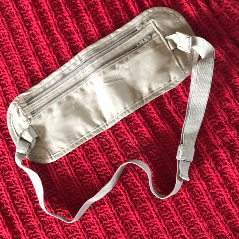 Travel Adjustable Belt/Fanny Zipper Pouch
